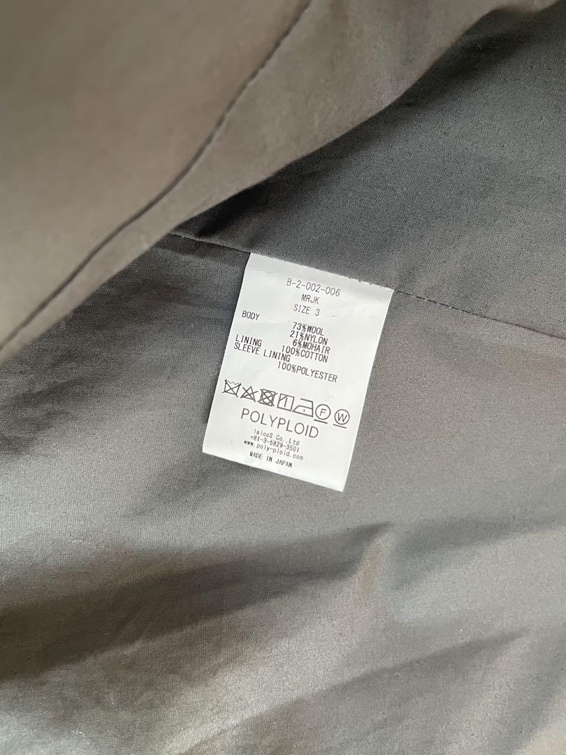 POLYPLOID MARINE JACKET グレー サイズ3