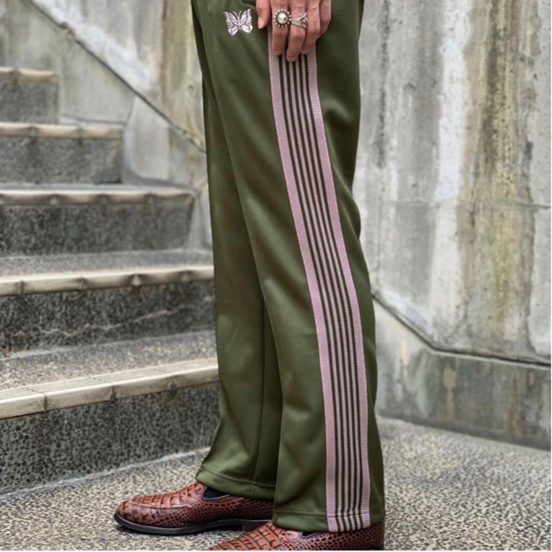 needles narrow S size olive wjSVp-m65514033818 20AW トラックパンツ 超歓迎