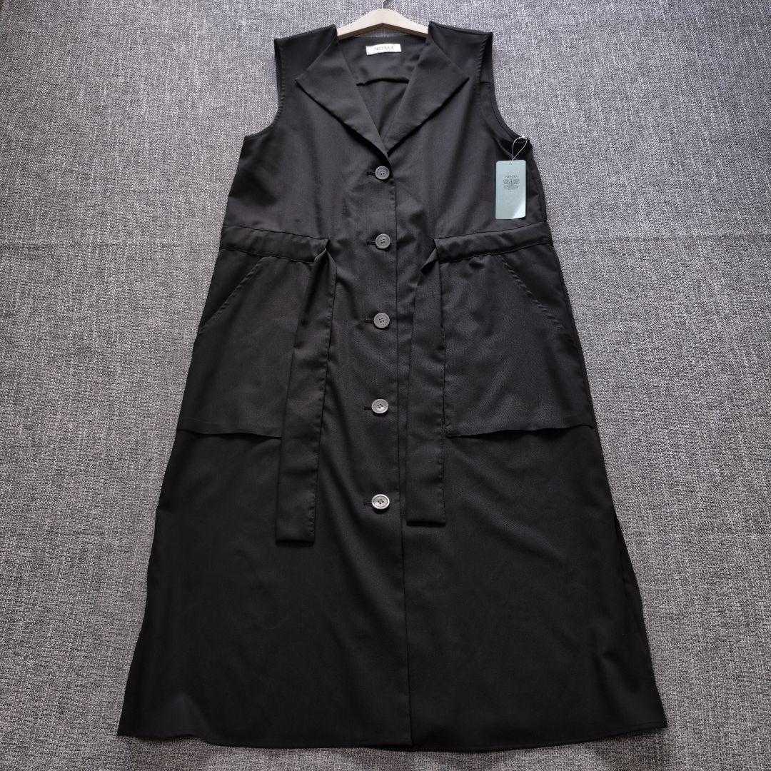 レリアン　NEMIKA　新品タグ付き　ノースリーブ　リボンワンピース　日本製