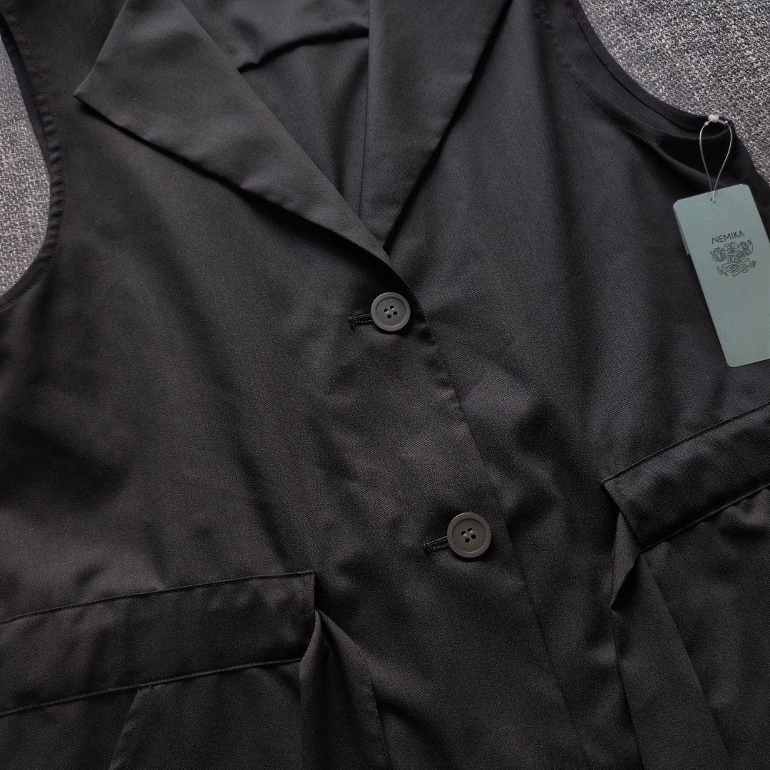 レリアン　NEMIKA　新品タグ付き　ノースリーブ　リボンワンピース　日本製