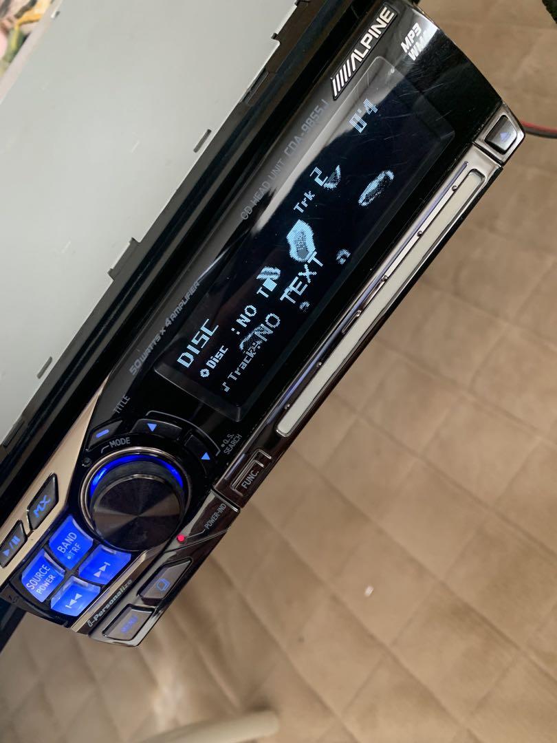 カーオーディオ ALPINE CDA-9855J
