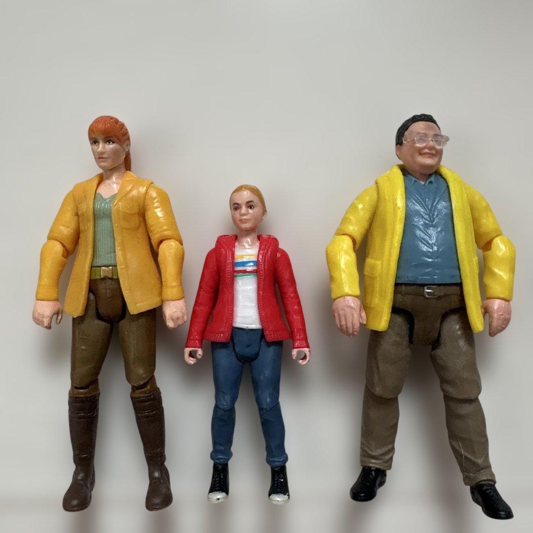 ジュラシックワールド　炎の王国　フィギュア3体セット ジュラシックパーク