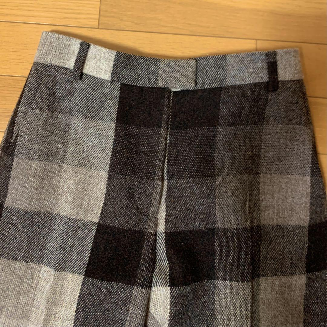 ACNE STUDIOS アクネストゥディオズ チェック パンツ ブラウン