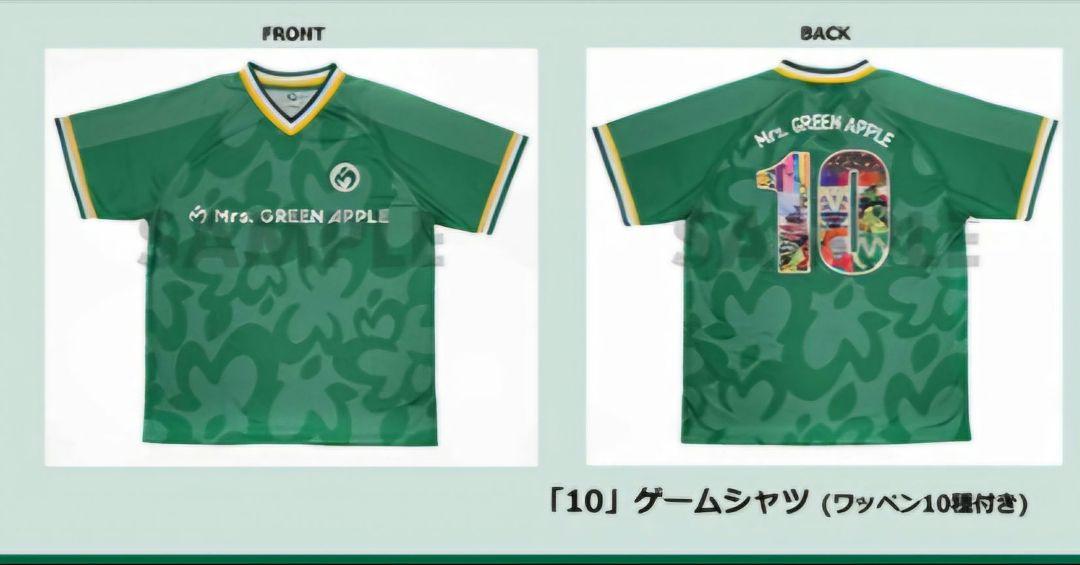 Mrs. GREEN APPLE ゲームシャツ 初回限定盤 10