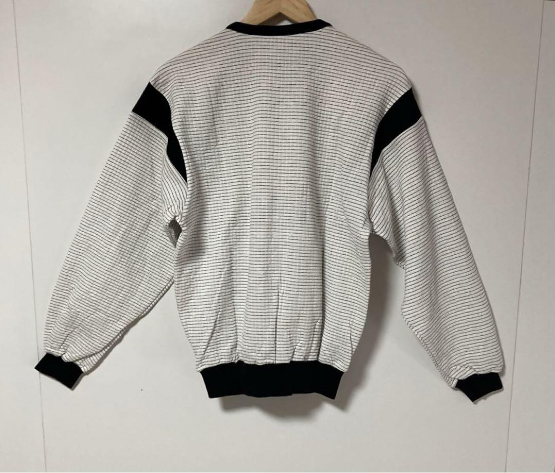 最新エルメス ⬜︎PRIO BLANCA トップス ストライプ柄バルーンスリーブセーター トップス