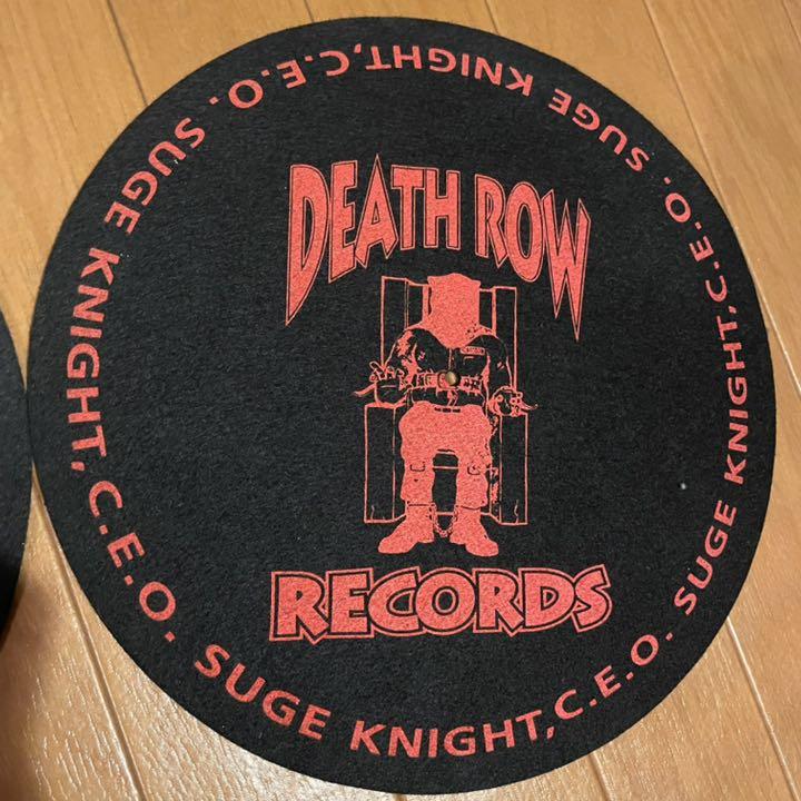 DEATH ROW RECORDS デスロウレコード・スリップマット2枚組