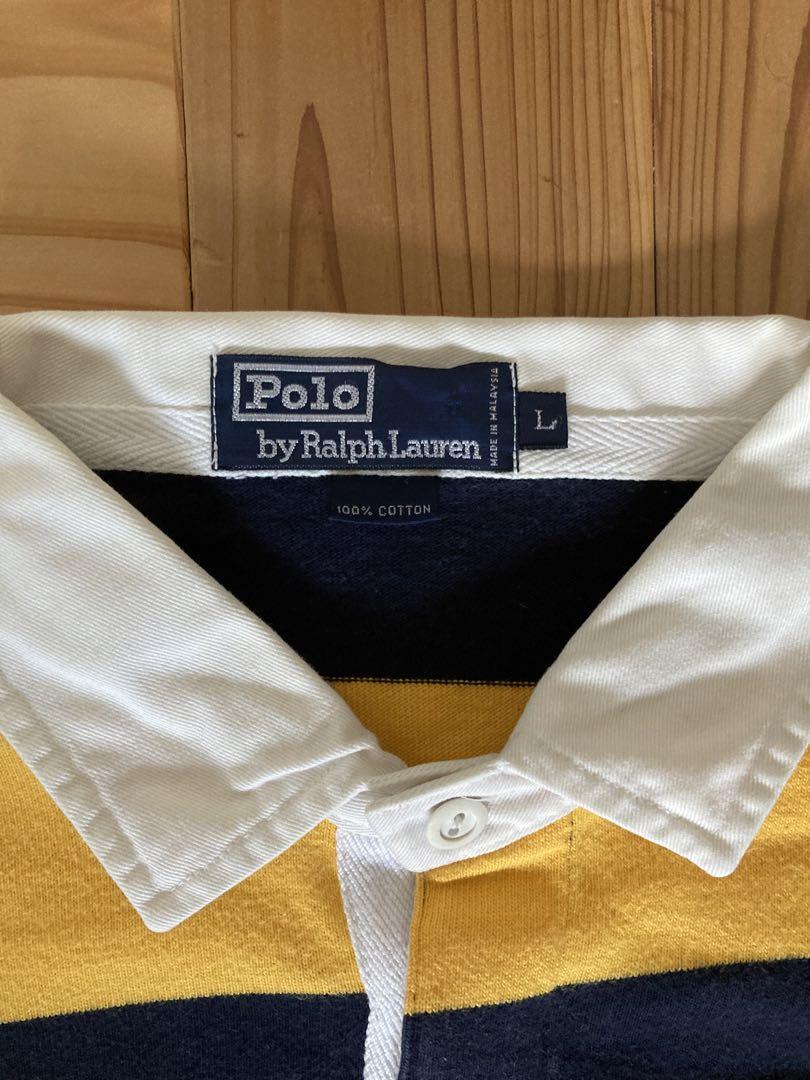 Ralph Lauren ラルフ L 長袖シャツ ラガーシャツ 古着 90s
