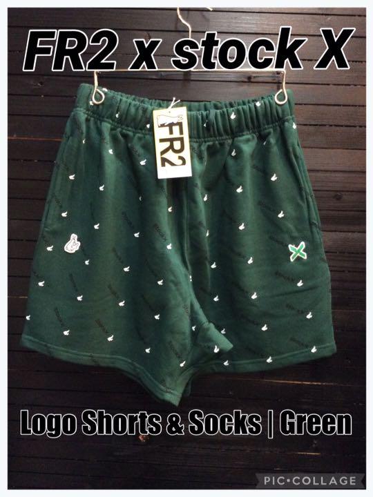 ショコラ様専用】激レア FR2 Logo Shorts ノベルティ付き 未使用 訳あり新品 レア物》StockX FR2 ストック エックス エフアールツー ハーフパンツ ショートパンツ