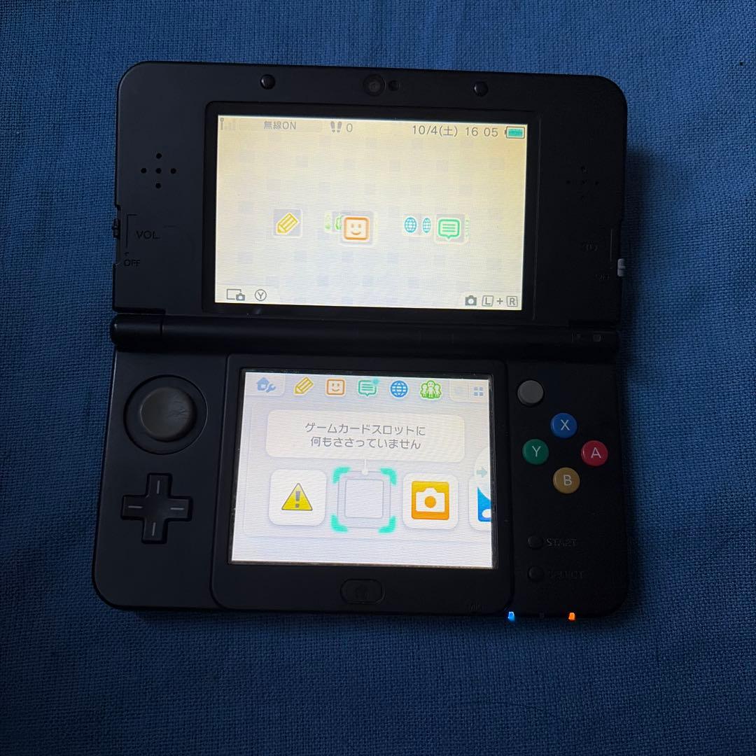 正常動作品 New ニンテンドー3DS ブラック 本体のみNintendo 3DS UP786_INFO