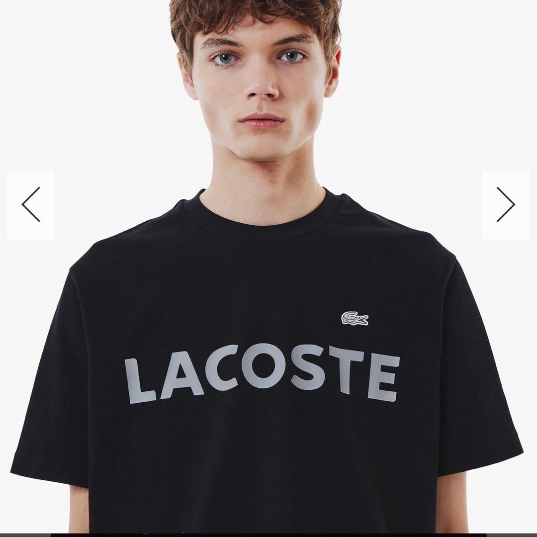 LACOSTE ラコステ ヘビーウェイトブランドネームロゴTシャツ M
