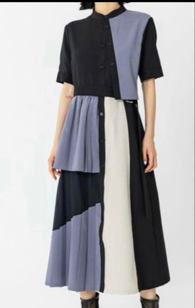 ユナイテッドトウキョウ ダブルボタンシャツワンピース