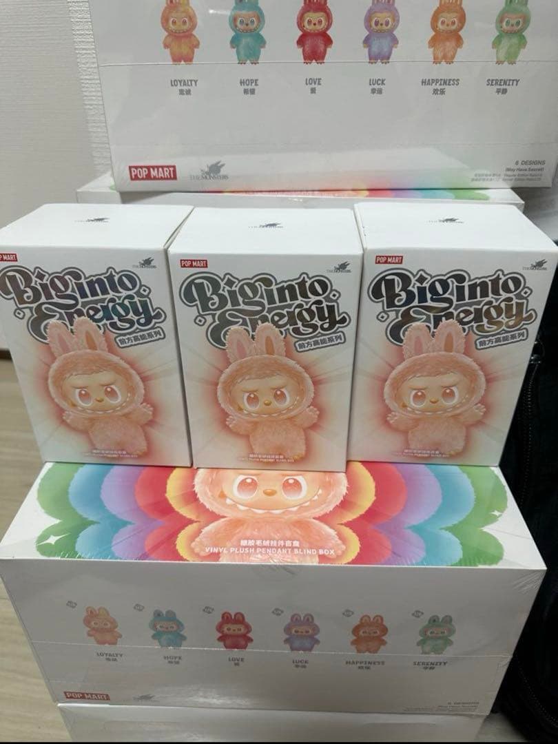 【正規品・未開封】Labubu Big into Energy 3箱
