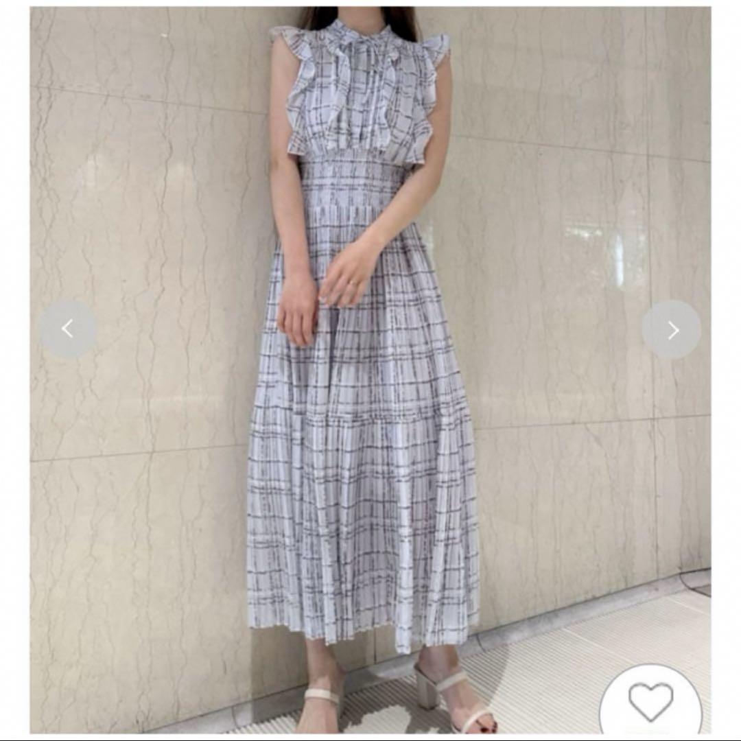 snidel Sustainable フリルワンピース