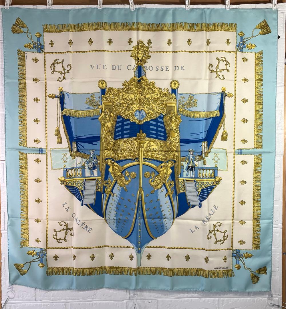 HERMES エルメス スカーフ カレ90 シルク クイーンの戴冠式 4929