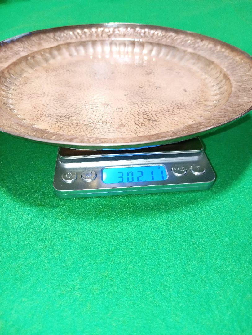 純銀保証 菓子皿 322g 桐箱付き 純銀保証 菓子皿 322g 桐箱付き