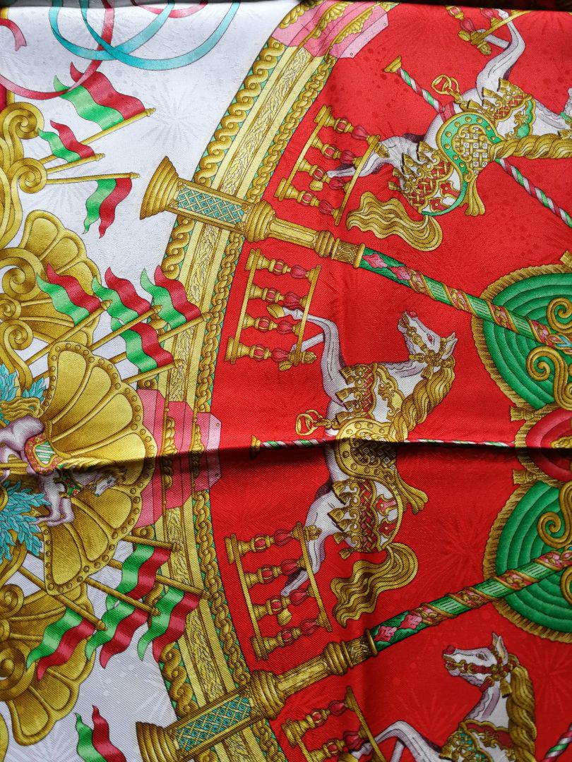 HERMES エルメス　カレ90 ルナパーク　FRANCE製 楽天市場】エルメス カレ 90 シルク100％ スカーフ LUNA PARK