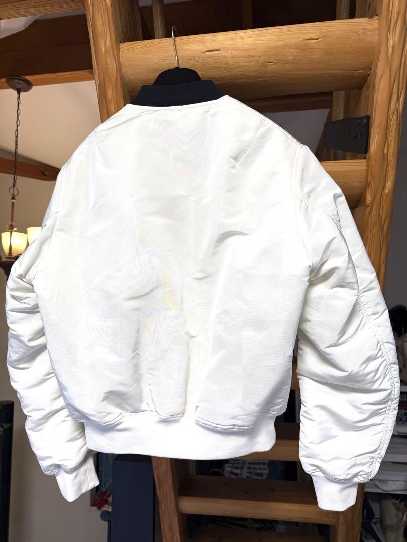 定価50万ALEXANDER MCQUEENナポレオンボンバージャケット白×金
