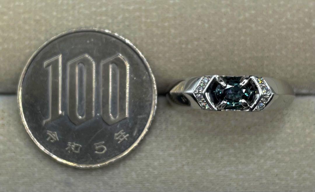 専用JD214★高級 アレキサンドライト0.3ct D pt リング 鑑付