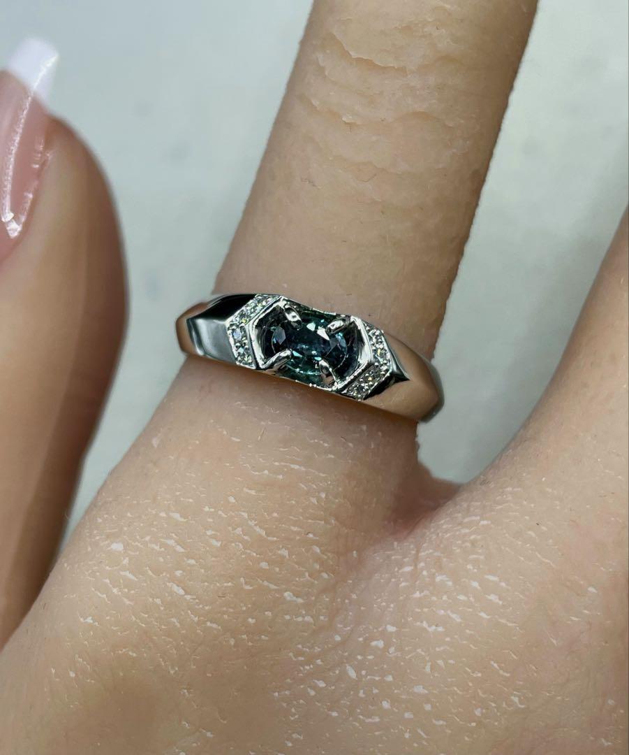 専用JD214★高級 アレキサンドライト0.3ct D pt リング 鑑付