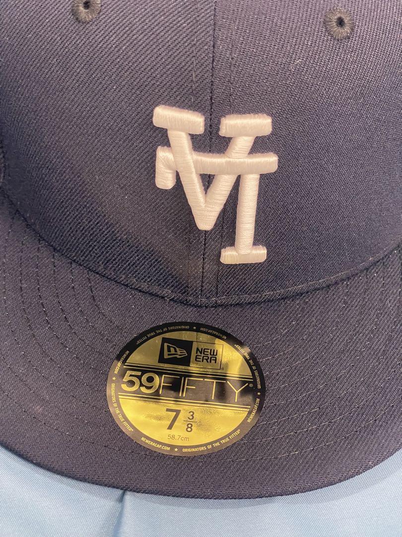 new era 59fifty ドジャース LA 逆ロゴ 7 3/8 ネイビー