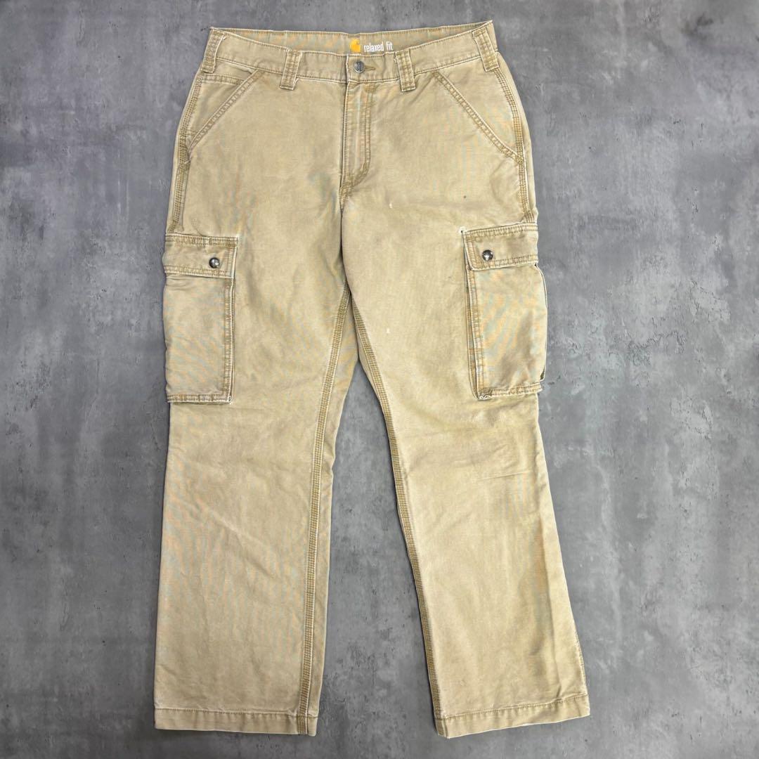 00s Carhartt RELAXED FIT ダック カーゴパンツ
