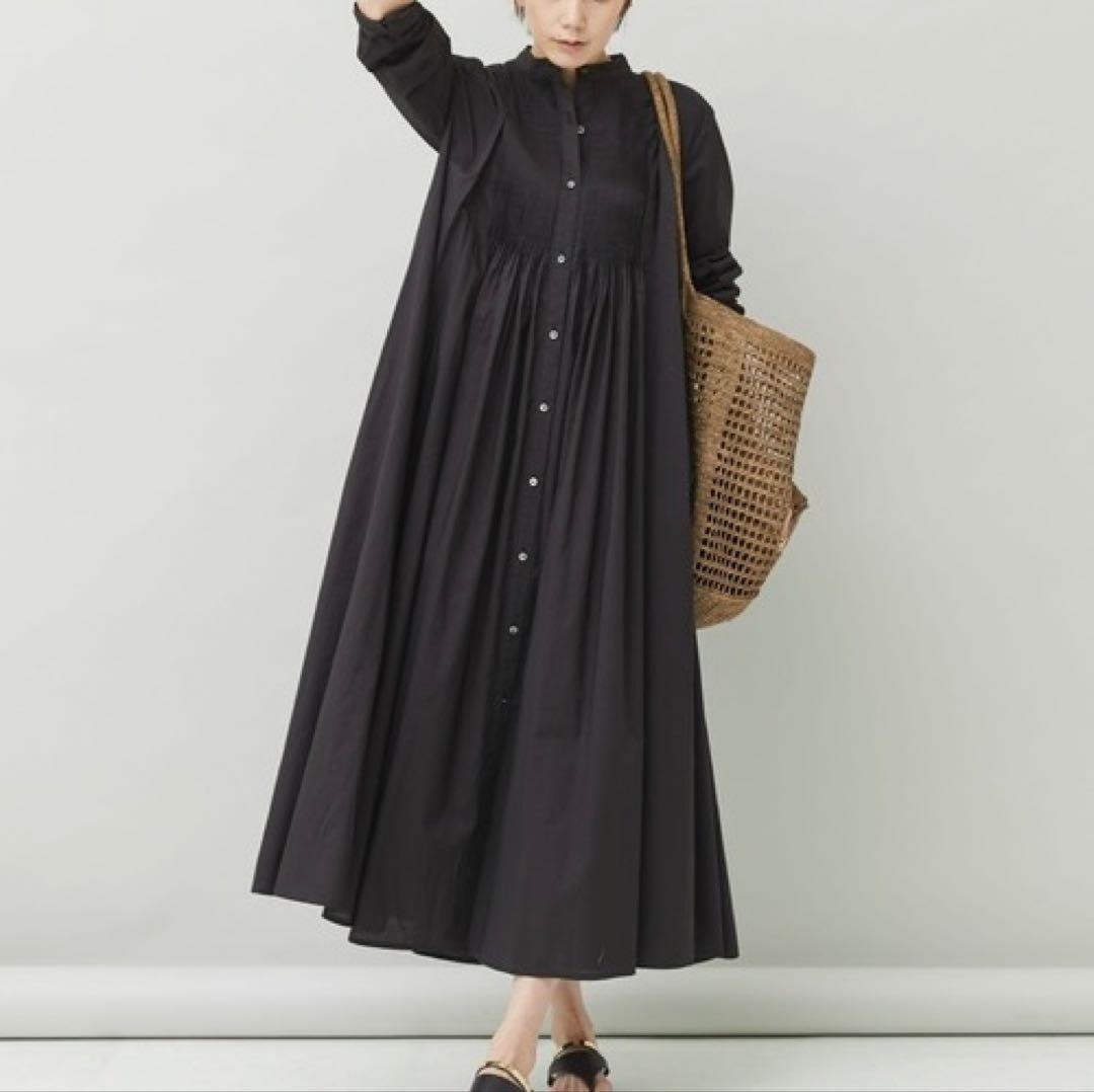 近年✨ カレンソロジー　Curensology タックフレアワンピース　ブラック