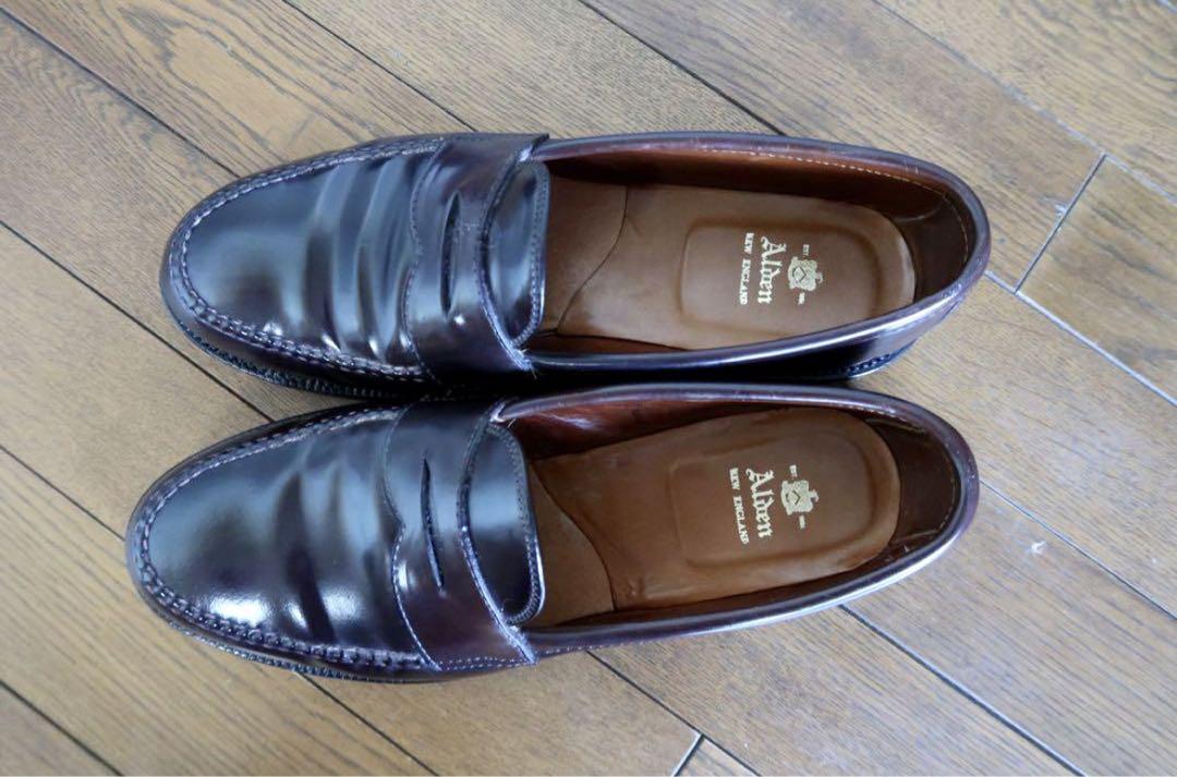 ALDEN986コードバン ローファー USA バーガンディ 9.5 【希少】