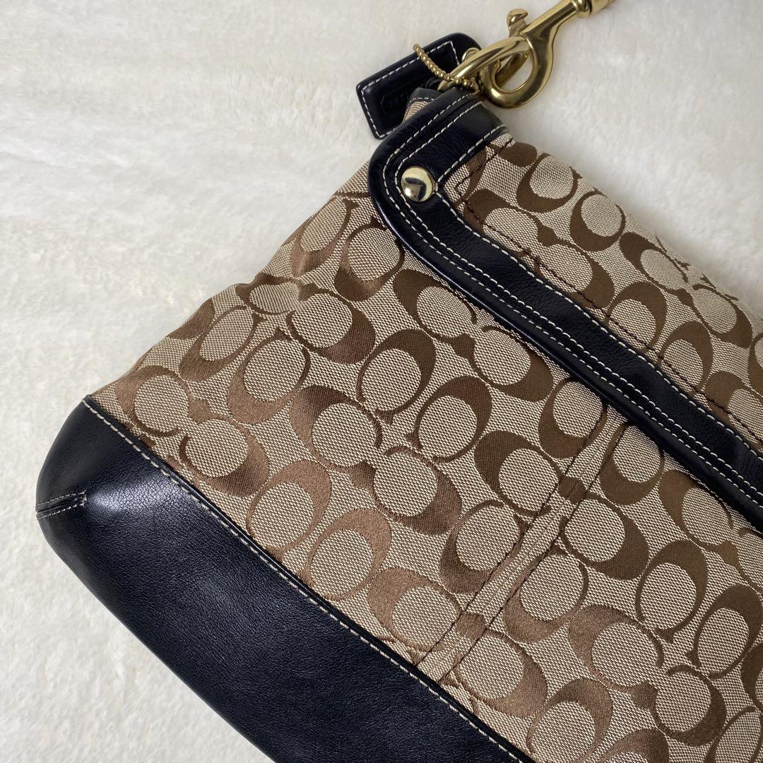 コーチ COACH ショルダーバッグ シグネチャー ターンロック 10338✨