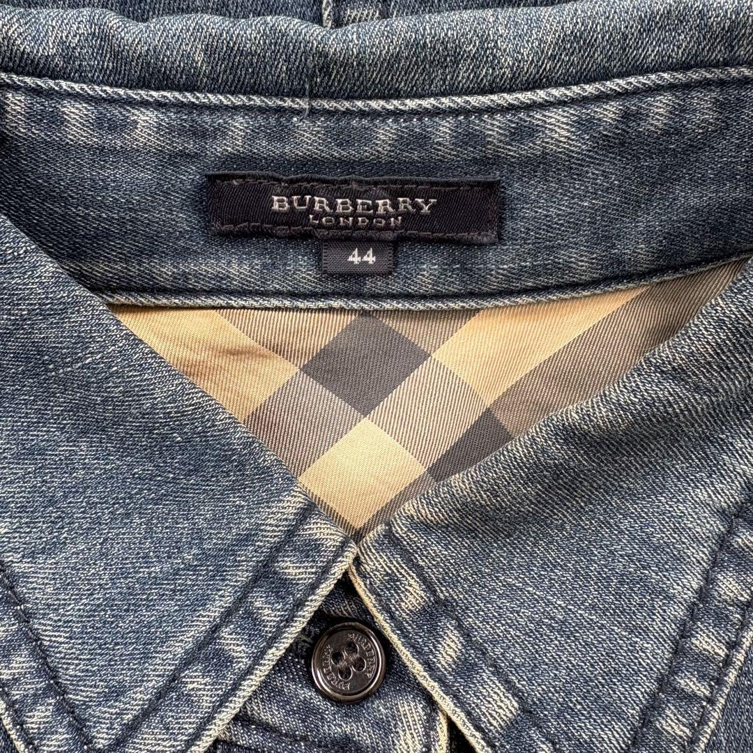 Burberry デニムシャツワンピース デニムジャケット ノバ