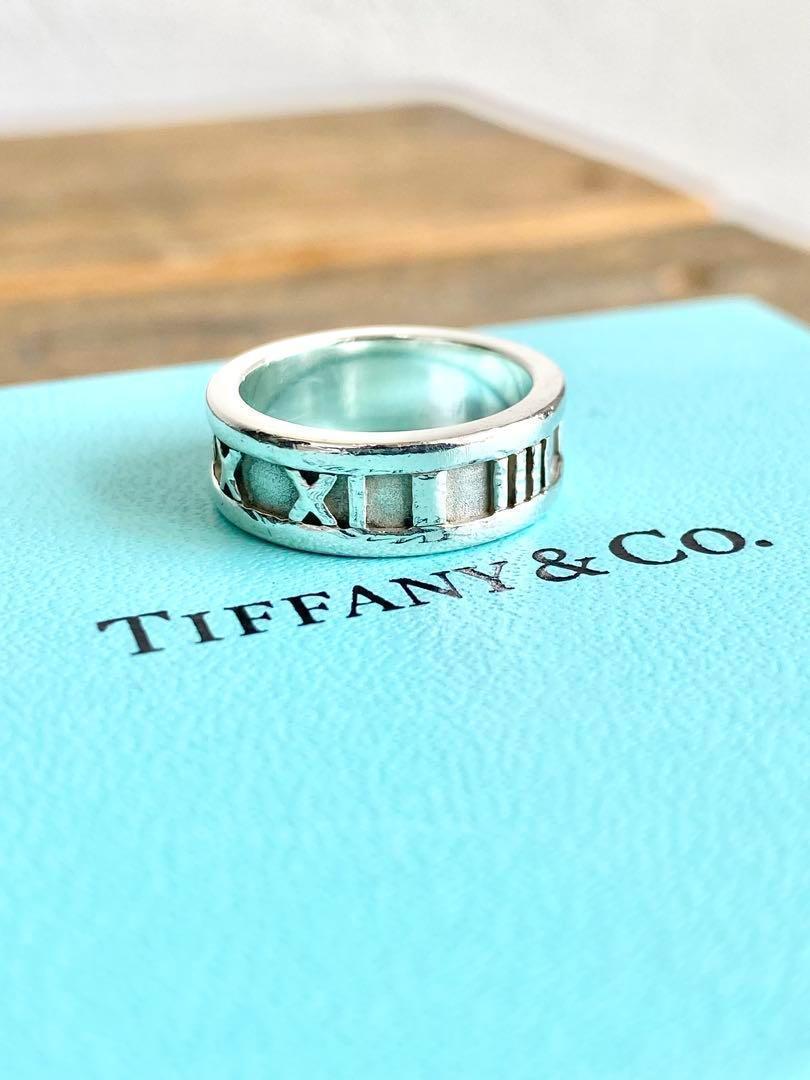 8.75号 TIFFANY ティファニー アトラス ナロー リング 指輪 925