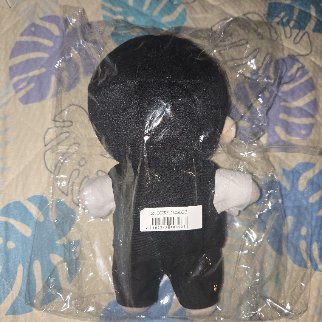 ぬいぐるみ 黒スーツ新品、♥