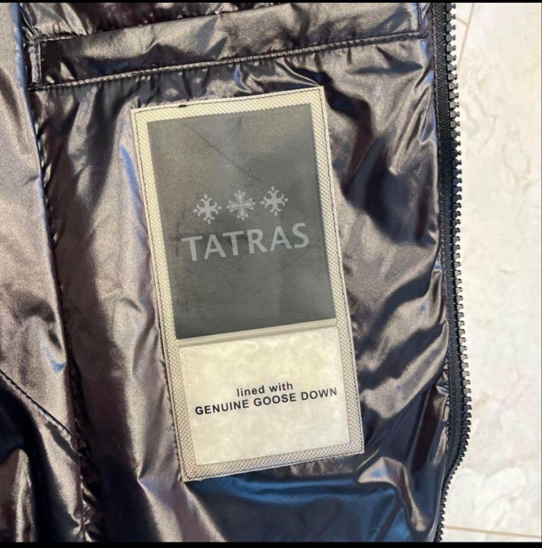 TATRAS ブラック ロングダウンジャケット01 S TATRAS ブラック ロングダウンジャケット01 S