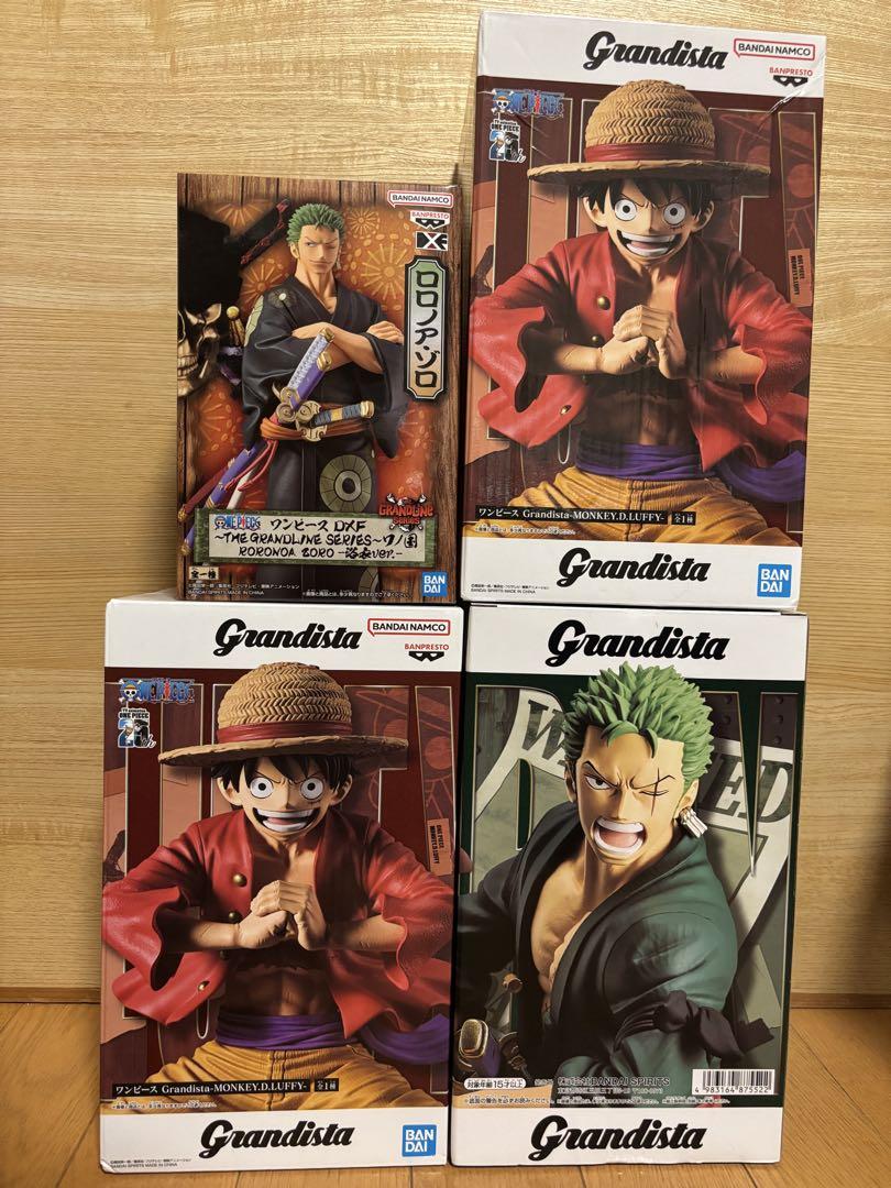 ワンピース ゾロ フィギュア 4体セット Grandista - コミック