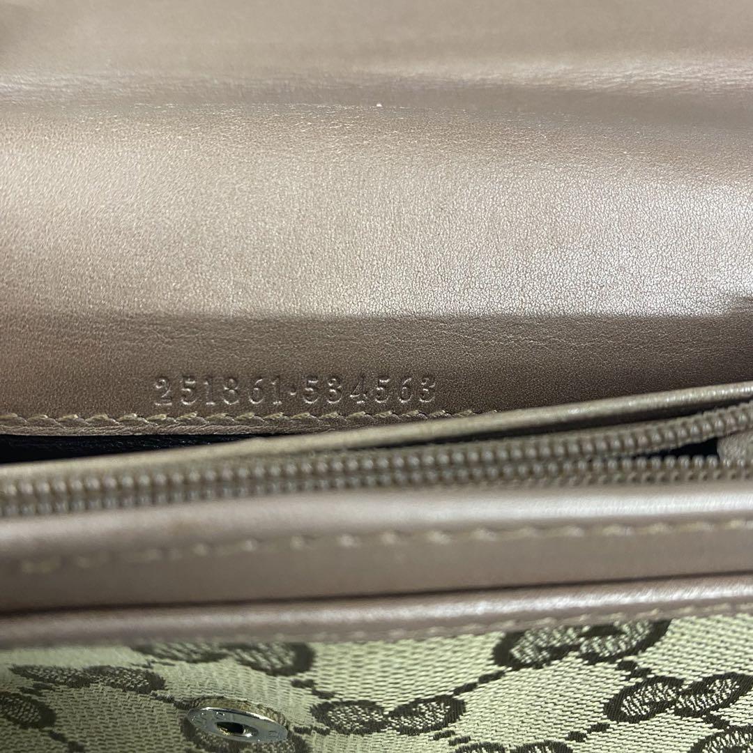 超美品‼️グッチ　GUCCI 財布　長財布　GGキャンバス ラブリーハート
