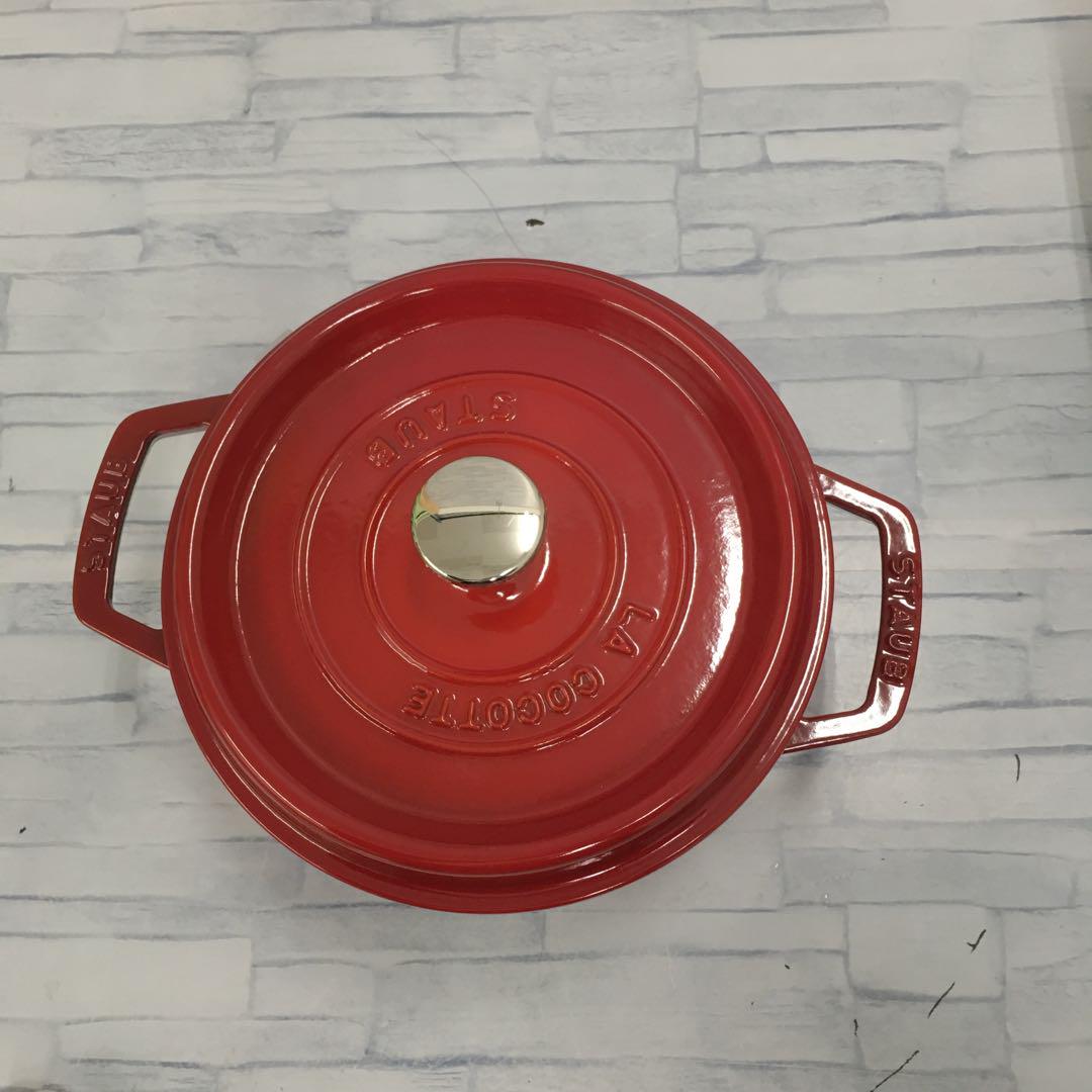 k629 staub ストウブ　ピコ ココット ラウンド　チェリー　２０ｃｍ