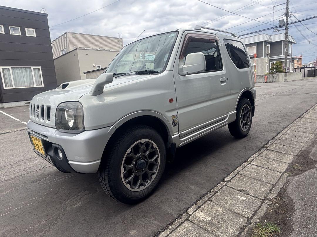 北海道　エンジン　ターボ　乗せ替え済　スズキ ジムニー　ｊＢ23 四駆　車体