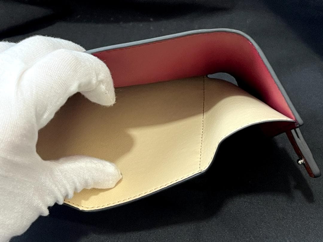 LOEWE ブラウン 三つ折り財布