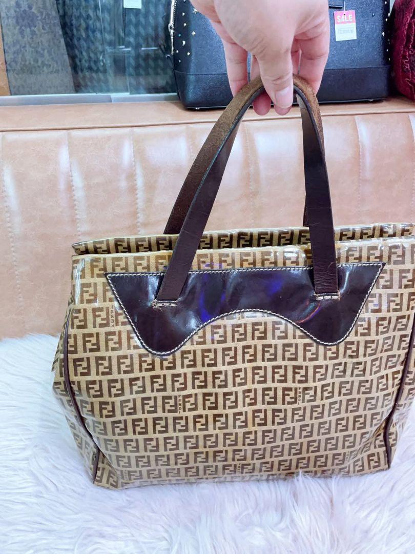 Fendi ロゴプリント トートバッグ