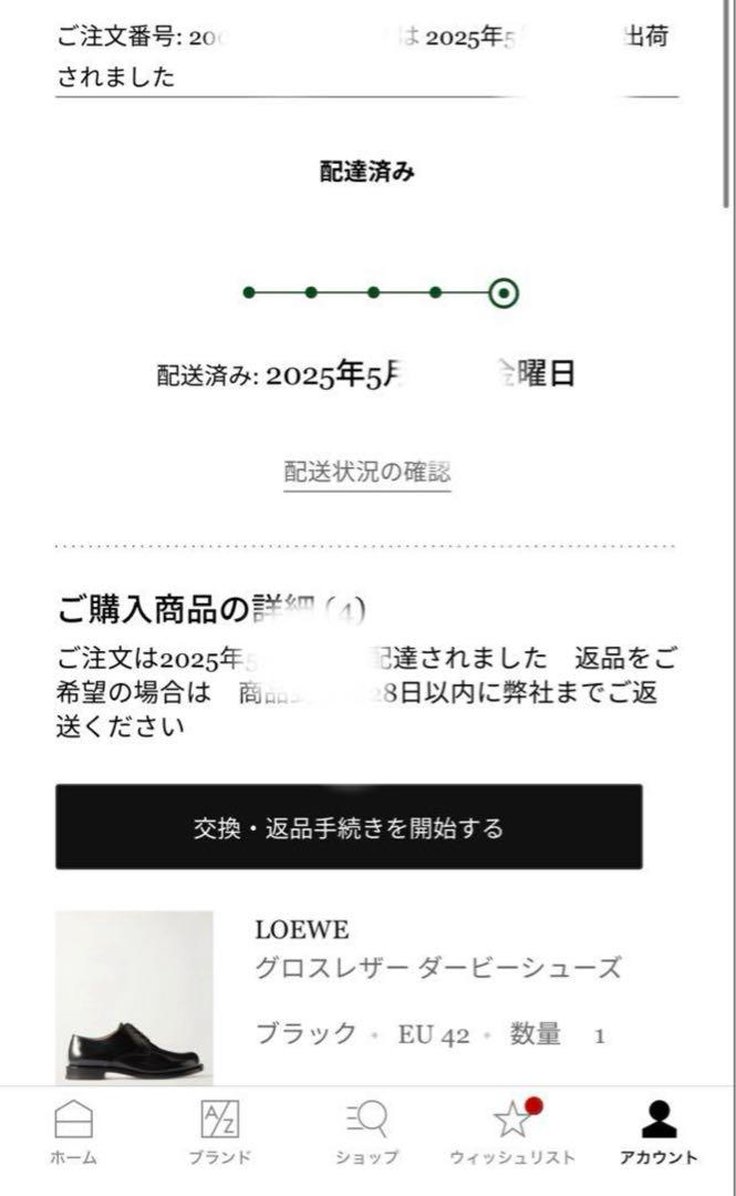 【定価15万】LOEWE Terra レースアップシューズ ブラック 42