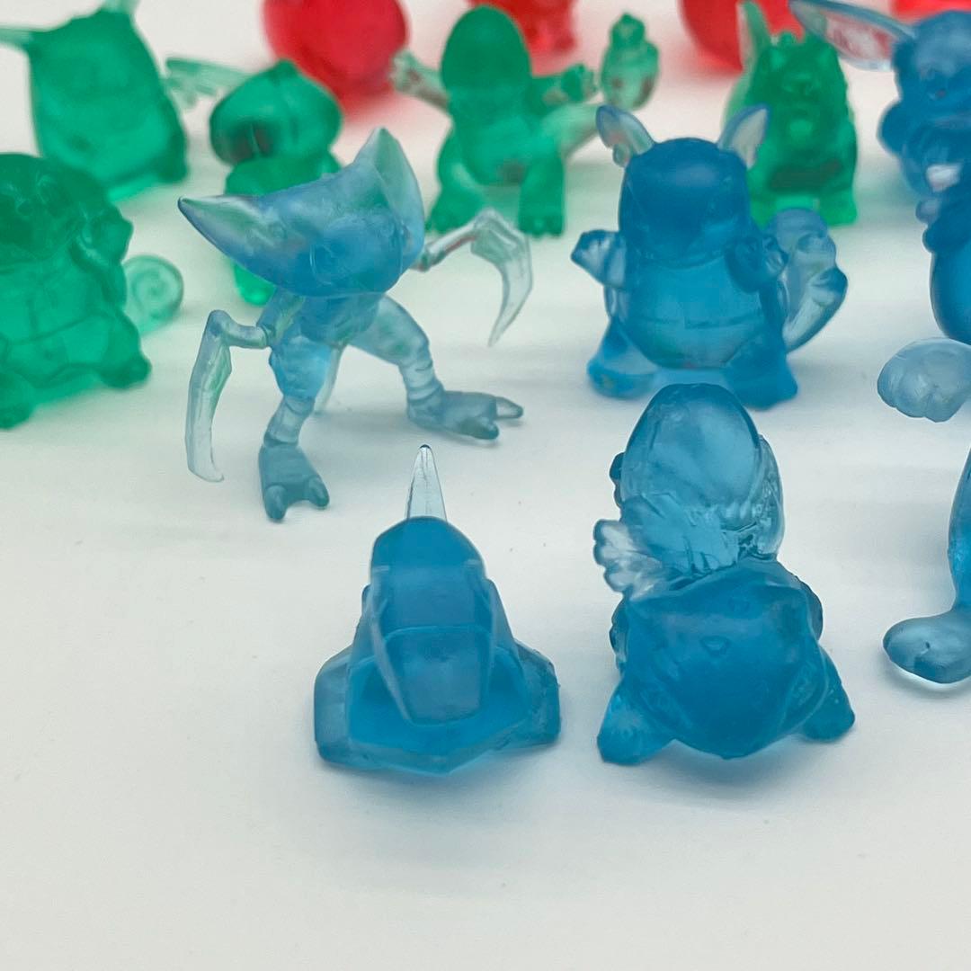 当時物・レア ポケモン図鑑 クリアフィギュアセット バンダイ 初期 鉛筆キャップ 当時物・レア ポケモン図鑑 クリアフィギュアセット バンダイ 初期