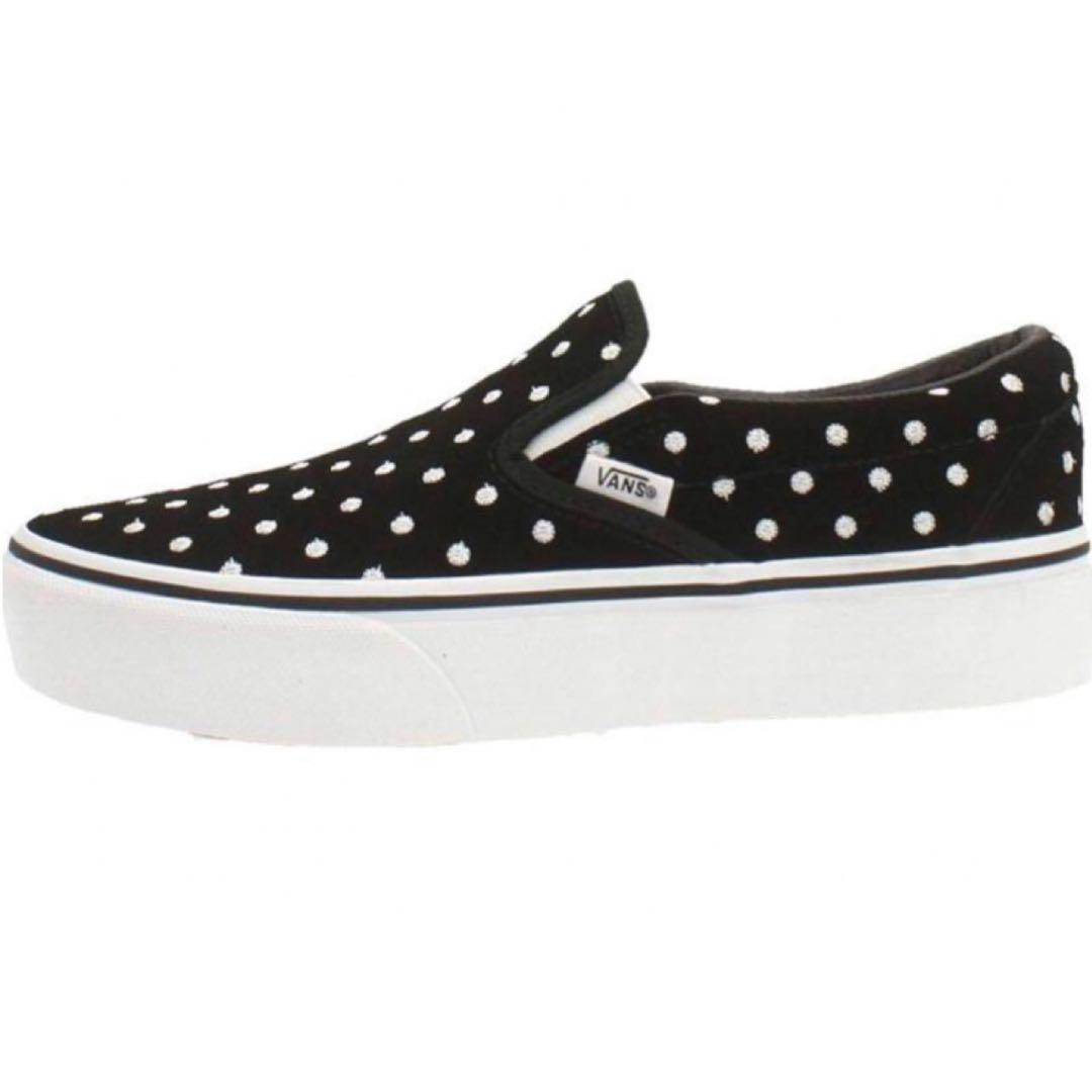 VANS クラシックスリッポンプラットフォーム ポルカドット PUNK