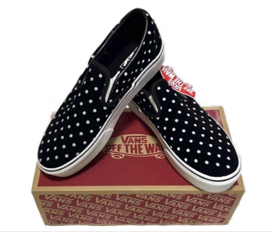 VANS クラシックスリッポンプラットフォーム ポルカドット PUNK