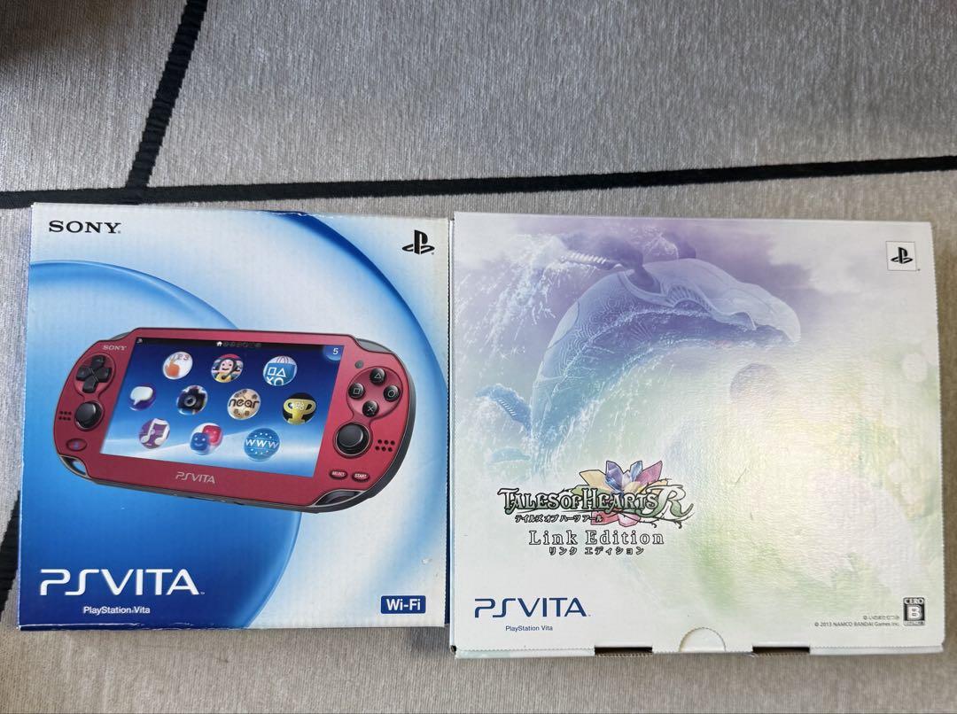 PS Vita Wi-Fiモデル レッド 元 き PS Vita ソフト付き