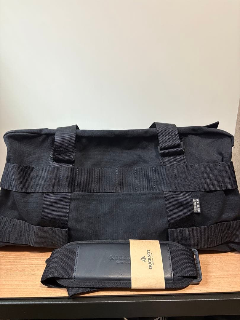 DUCKNOT 21ozアーミーダック ボストンバッグ 24 ブラック DUCKNOT 21ozアーミーダック ボストンバッグ 24 ブラック