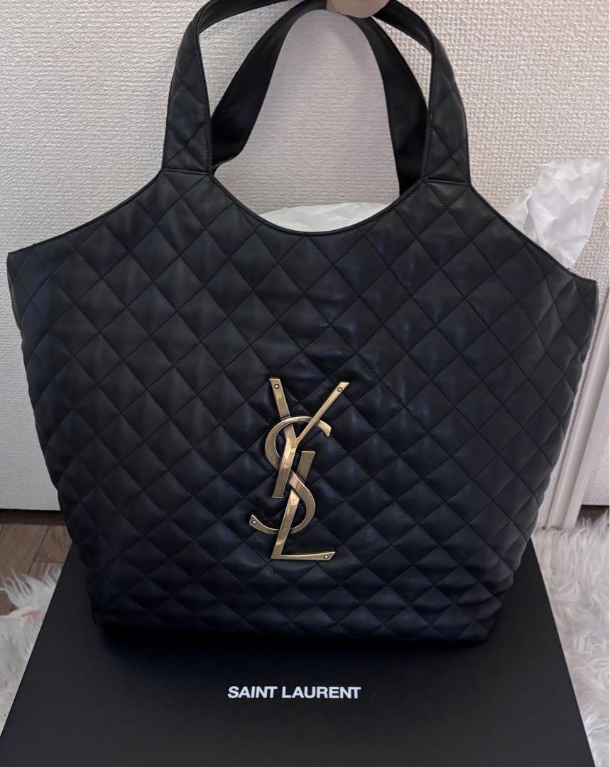 値下げ済み】 SAINT LAURENT イカール マキシショッピングバッグ