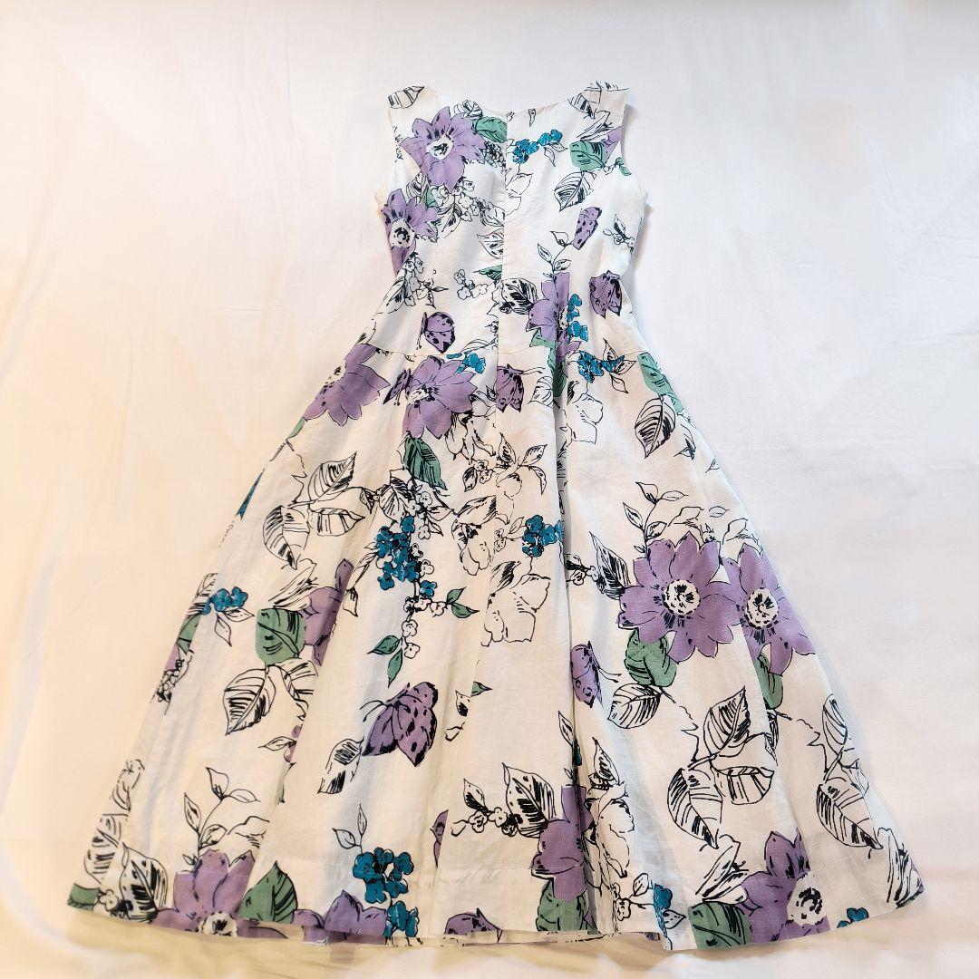 LAURA ASHLEY ローラアシュレイ 花柄 ロング ワンピース - メルカリ