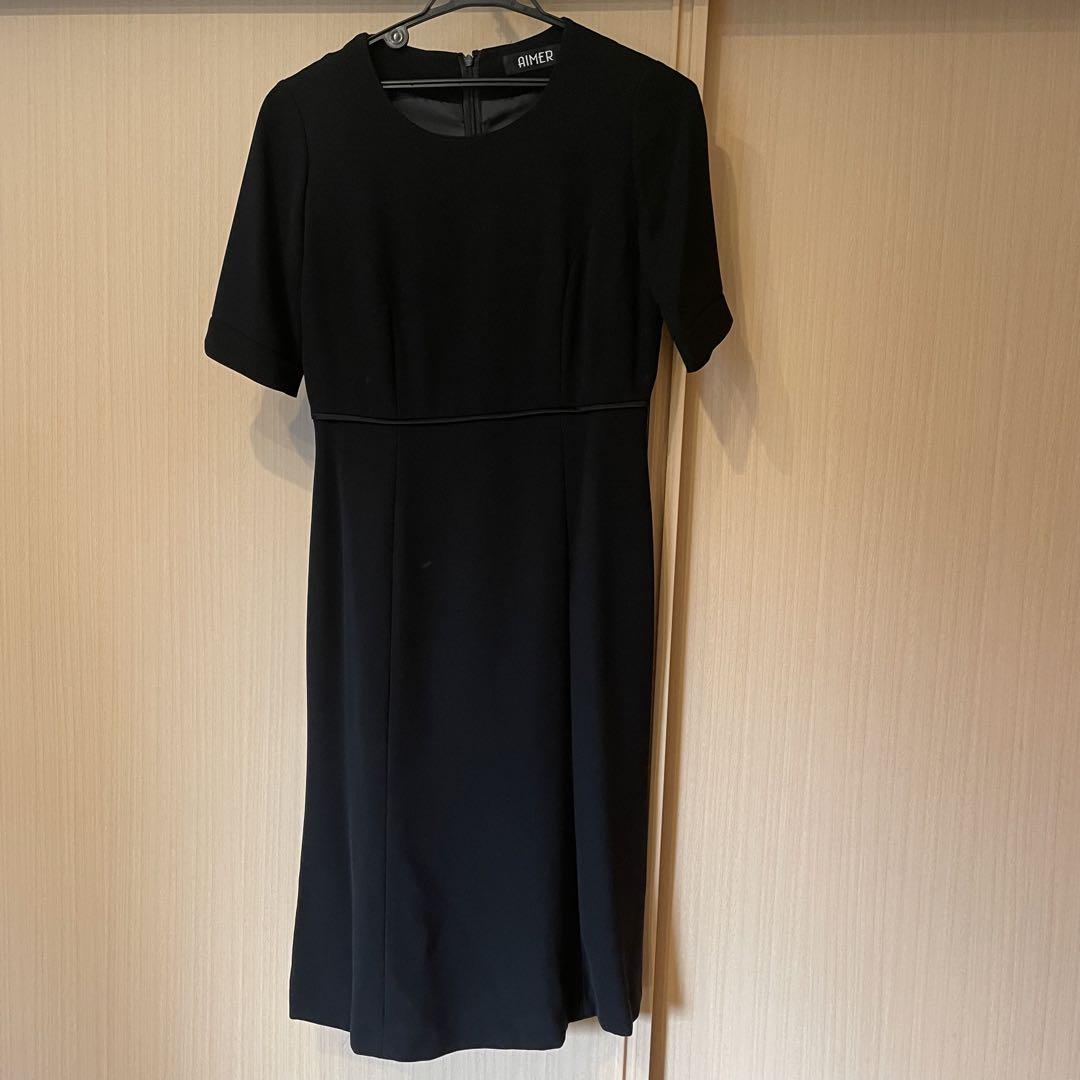 ブラックフォーマルスーツワンピース9号喪服