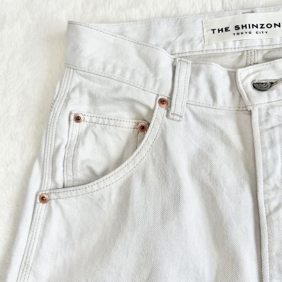 美品☆2024年 THE SHINZONE デニム ツールパンツ ハイウエスト 美品☆2024年 THE SHINZONE デニム ツールパンツ ハイウエスト