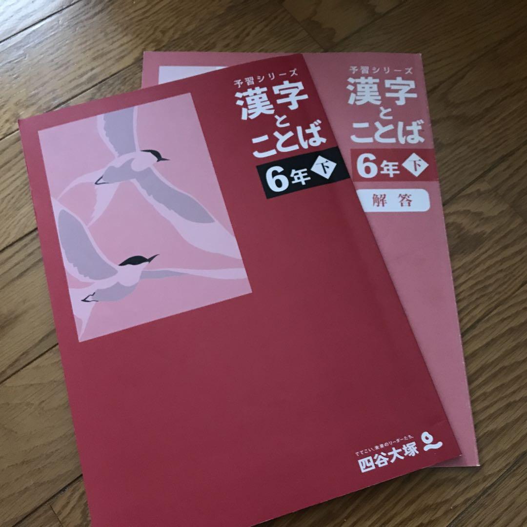 四谷大塚 6年 予習シリーズ 実戦問題集 漢字とことば 春期 他　計22冊 四谷大塚 予習シリーズ 漢字とことば 6年上/下(841121-6/240617