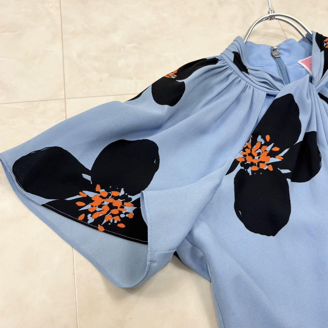 美品　kate spade 半袖　花柄　ワンピース kate spade 半袖 ワンピース 花柄 2 - メルカリ